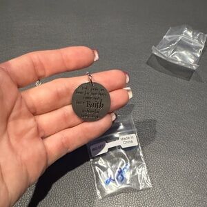 Inspirational stainless steel Pendant Necklace